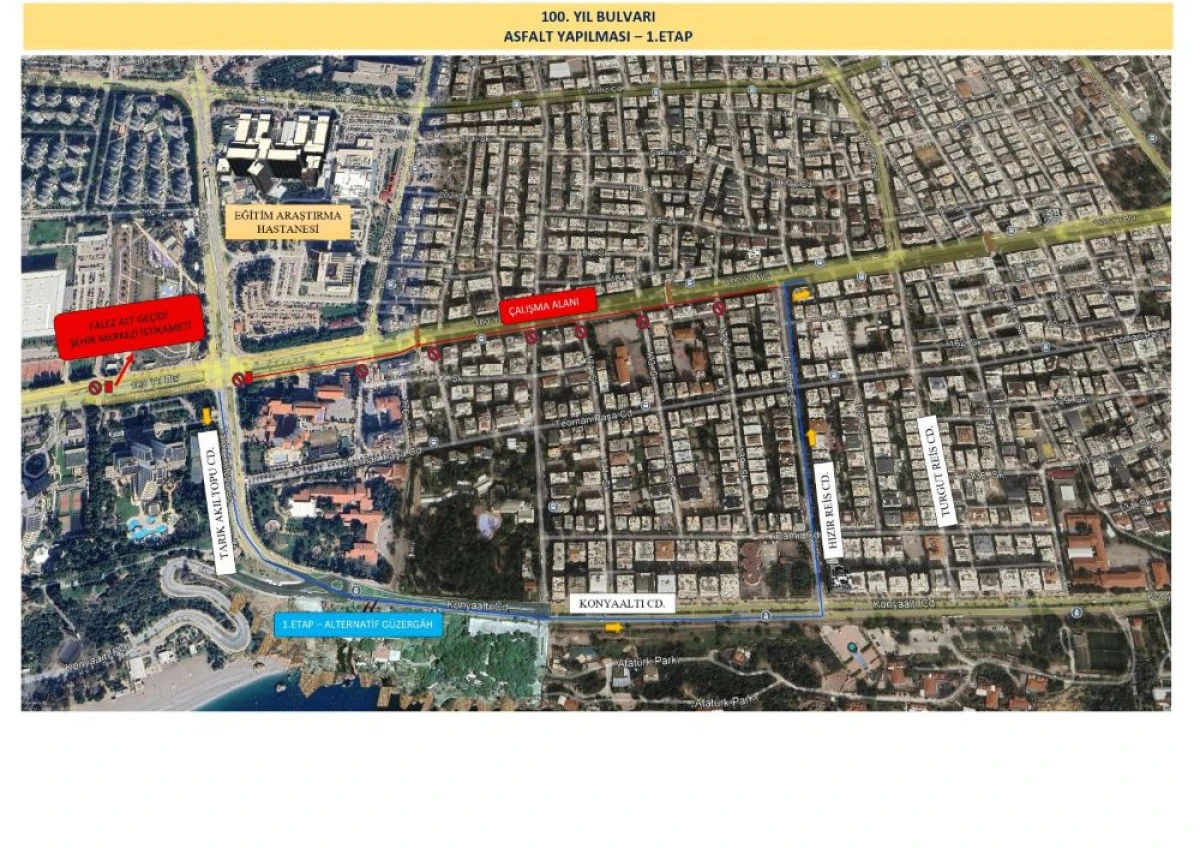 100. Yıl Bulvarı pazar g&uuml;n&uuml; trafiğe kapanacak!
