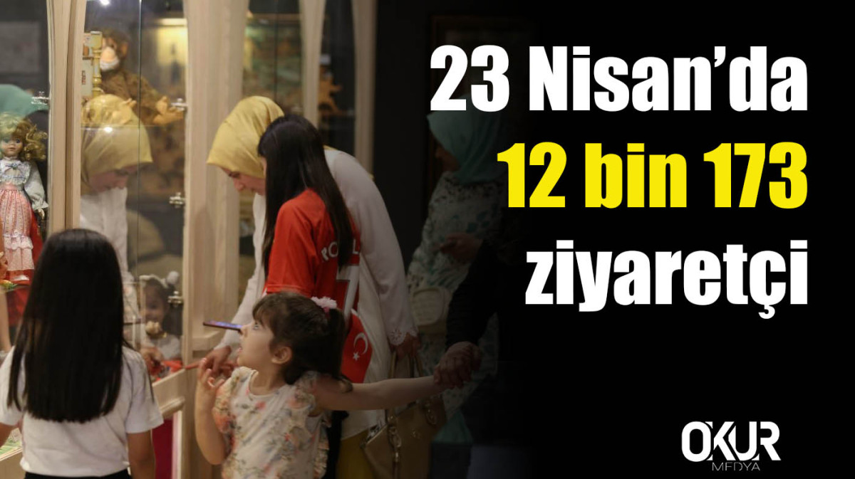 23 Nisan’da 12 bin 173 ziyaretçi