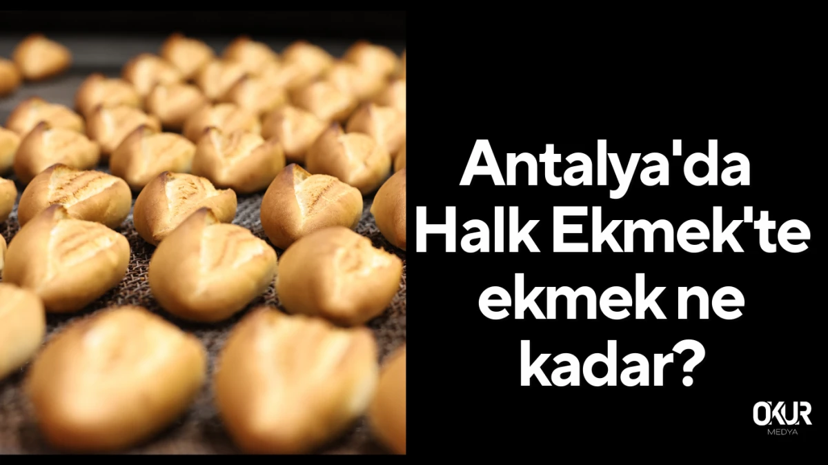 Antalya'da Halk Ekmek'te ekmek ne kadar?