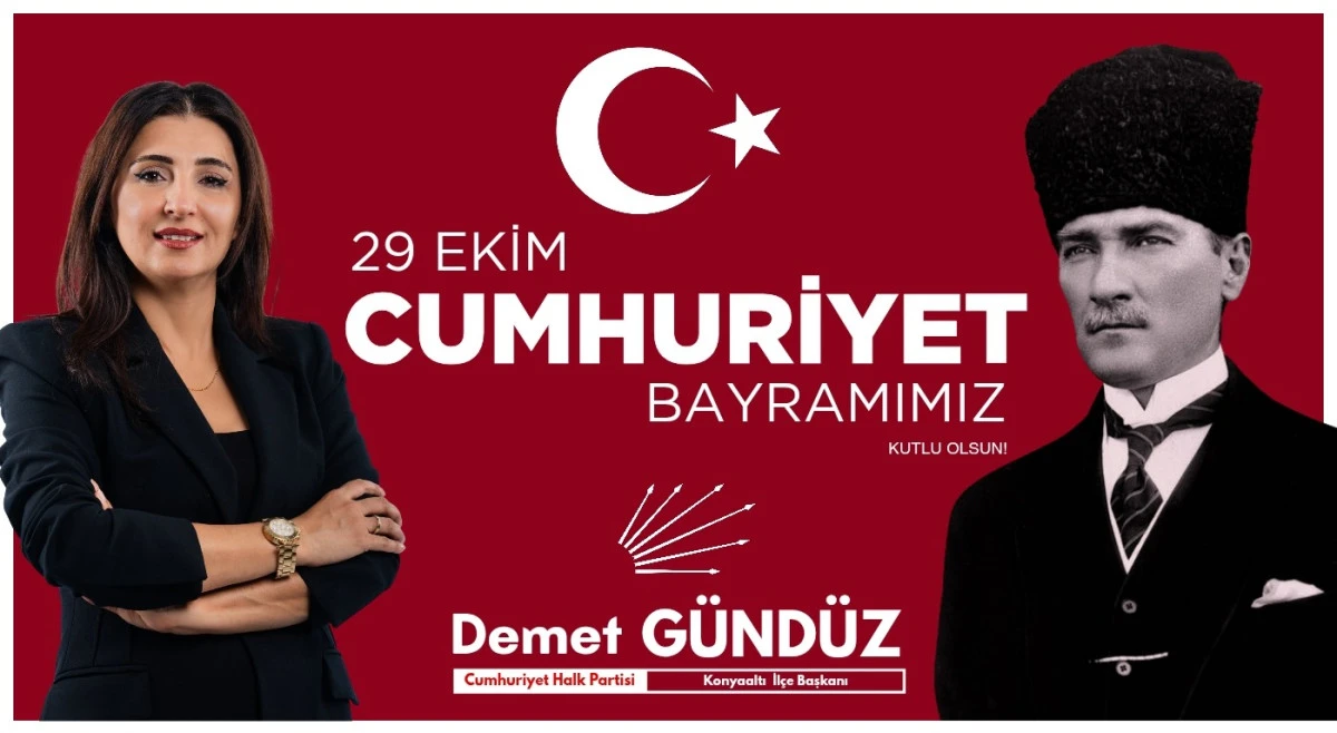 CHP Konyaaltı İlçe Başkanı Demet Gündüz