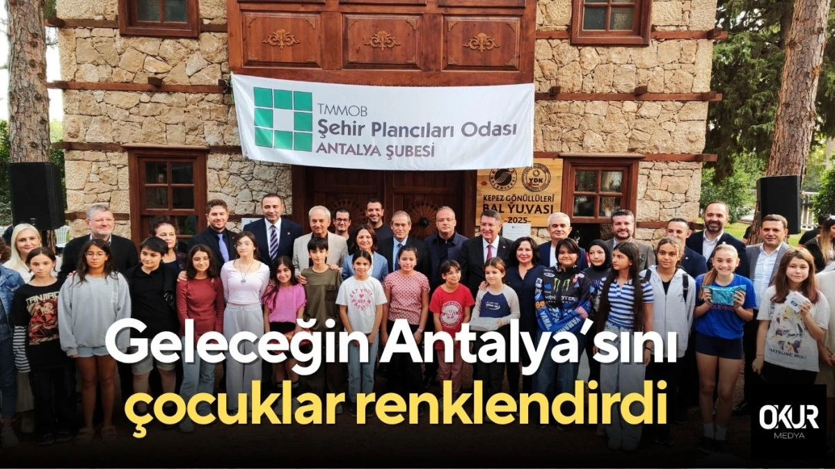 Geleceğin Antalya’sını çocuklar renklendirdi