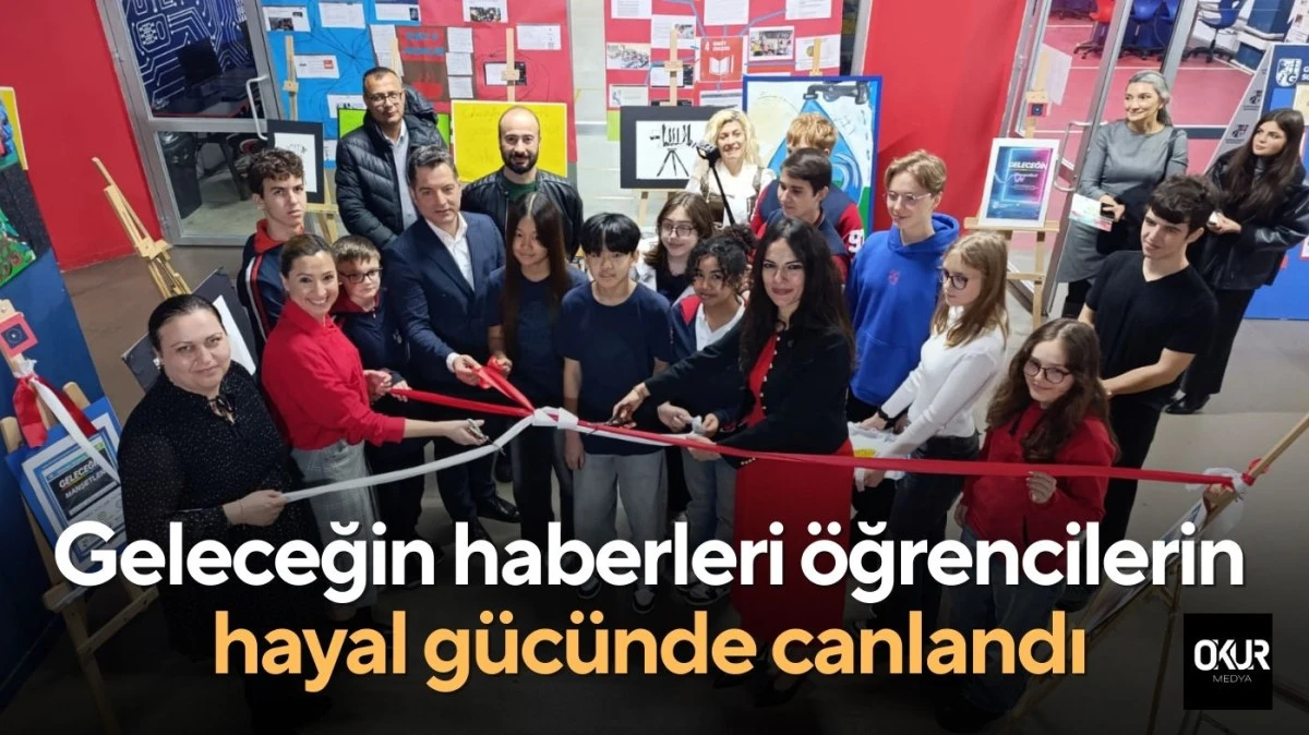 Geleceğin haberleri &ouml;ğrencilerin hayal g&uuml;c&uuml;nde canlandı