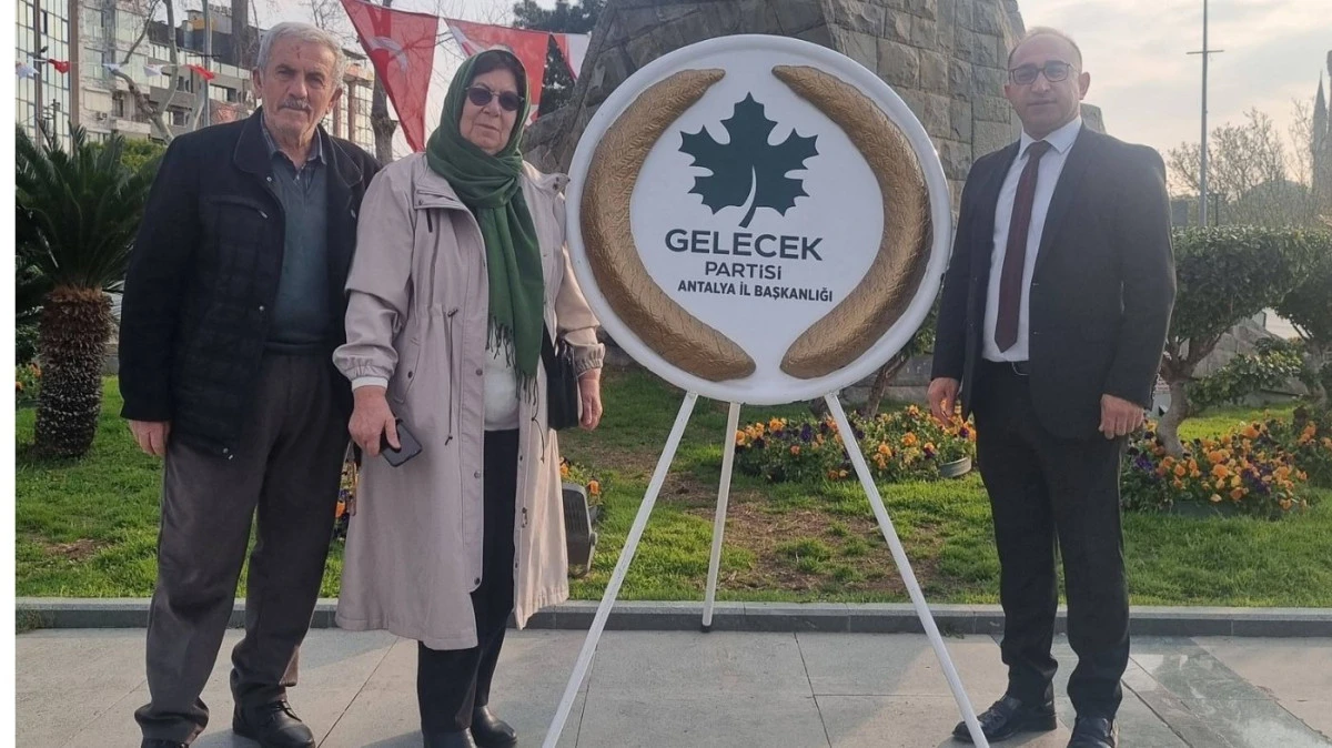 Gelecek Partisi Muratpaşa İl&ccedil;e Başkanı Emrah Kersen: &ldquo;Atat&uuml;rk&rsquo;&uuml;n Antalya&rsquo;ya bıraktığı iz gururla yaşatılıyor&rdquo;