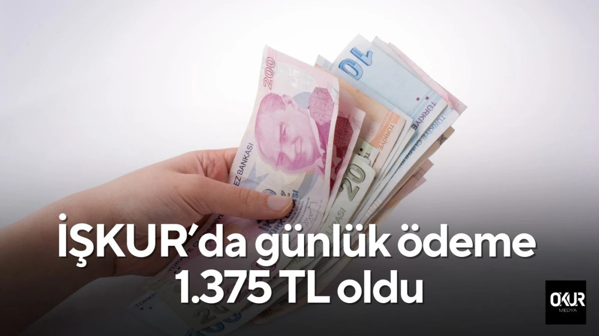 İŞKUR&rsquo;dan İşg&uuml;c&uuml; Uyum Programı&rsquo;na b&uuml;y&uuml;k artış: G&uuml;nl&uuml;k &ouml;deme 1.375 TL oldu