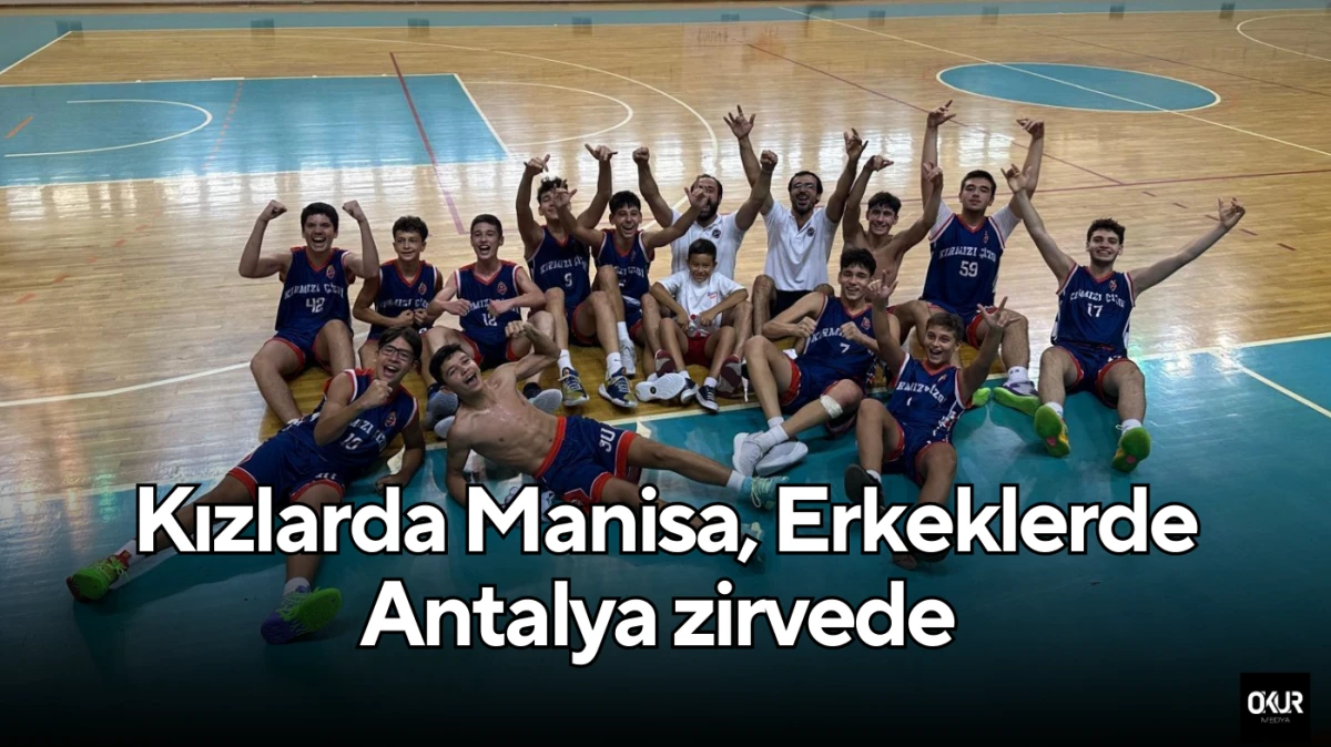 Kızlarda Manisa, Erkeklerde Antalya zirvede 