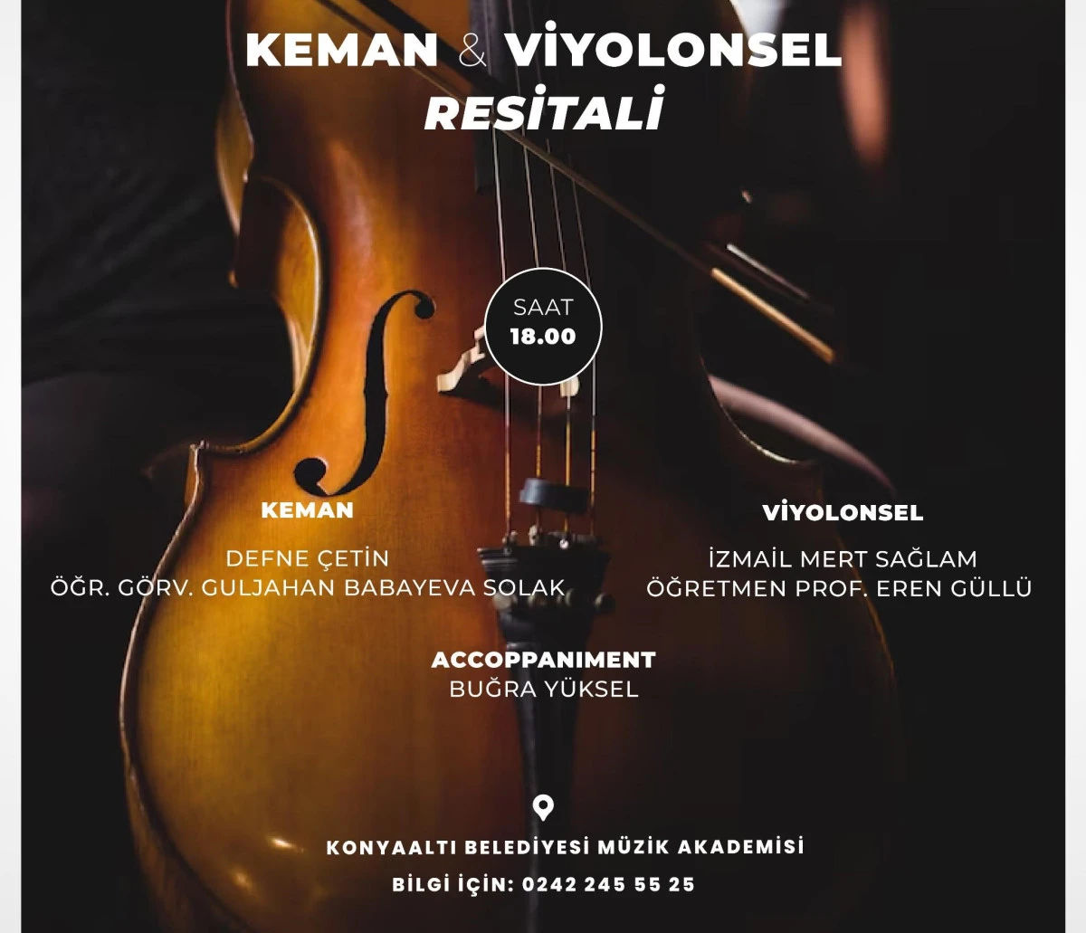 Konyaaltı Belediyesi'nden iki konser birden 