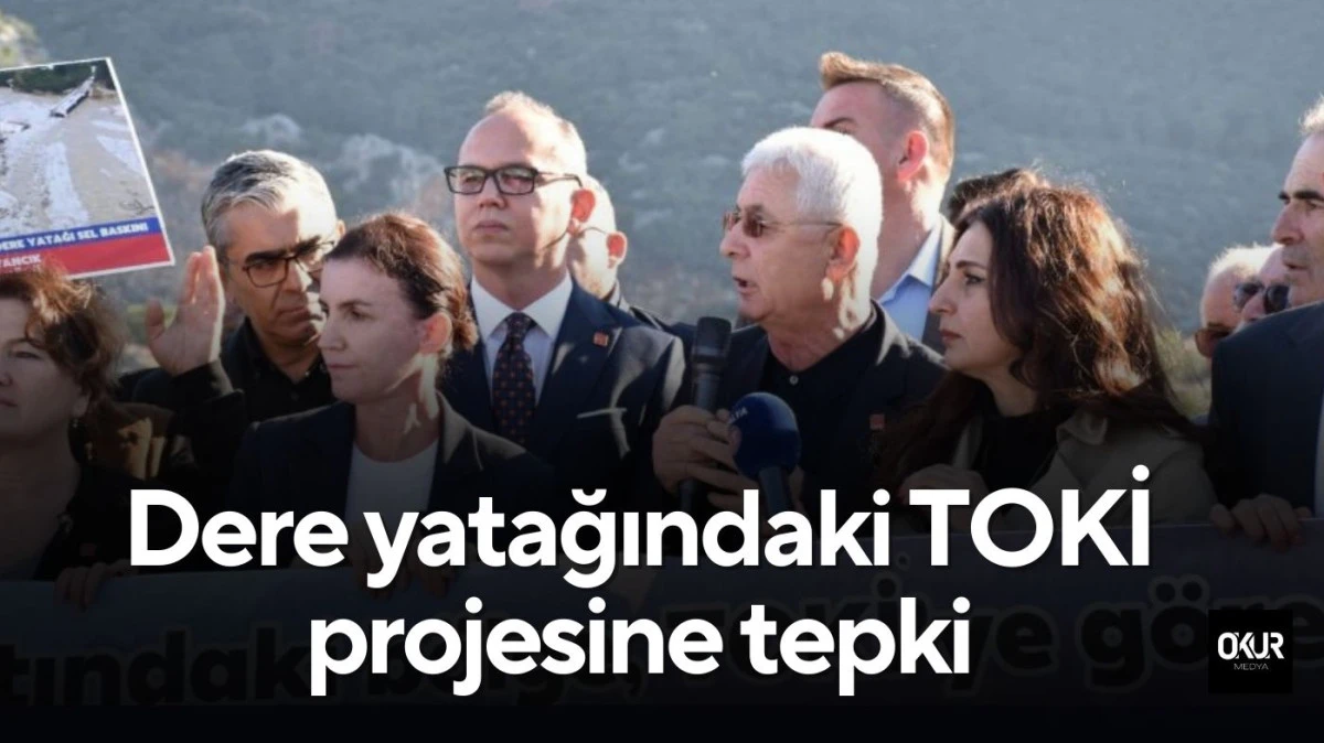 Konyaaltı&rsquo;nda dere yatağındaki TOKİ projesine tepki