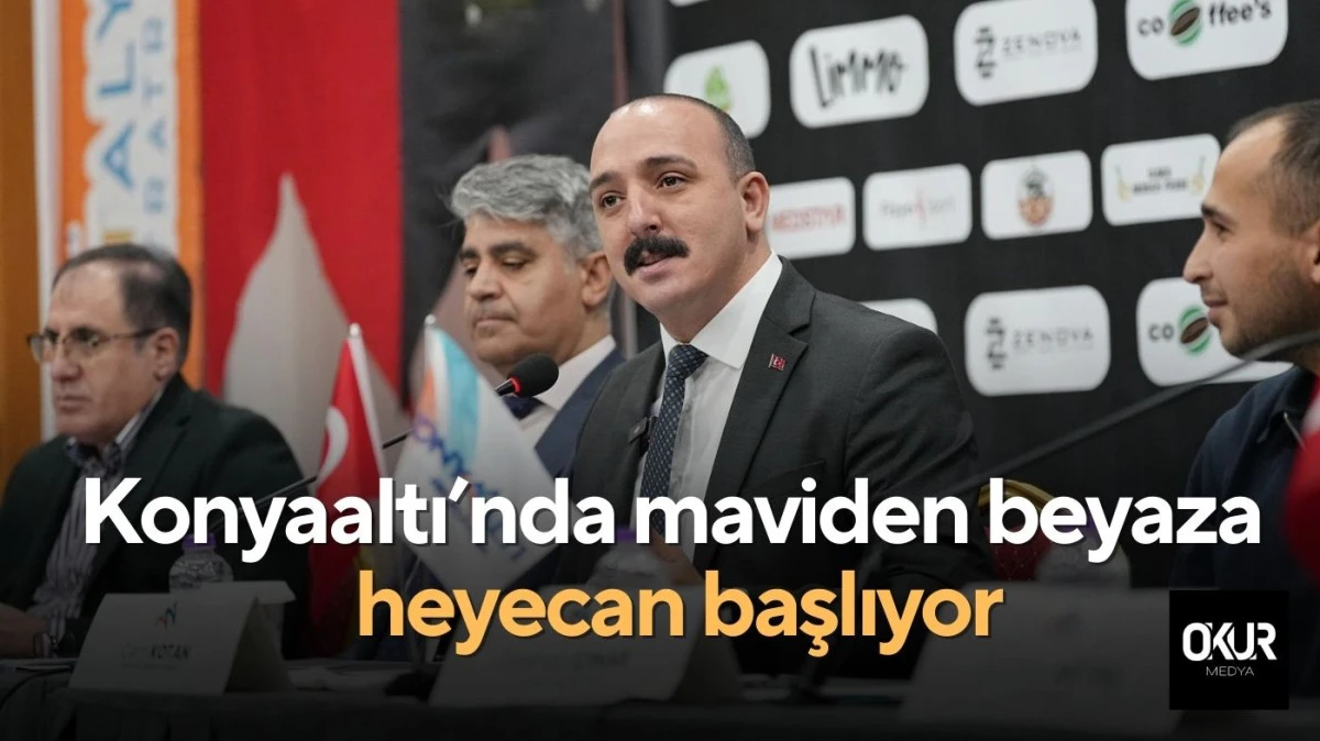 Konyaaltı&rsquo;nda maviden beyaza heyecan başlıyor